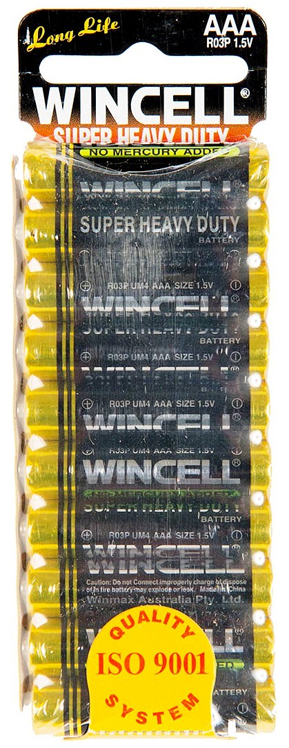 Zinc Chloride AAA Batteries